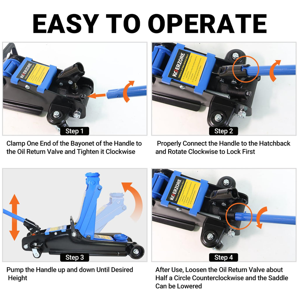 2.5 Ton Low Profile Hydraulic Floor Jack N582060