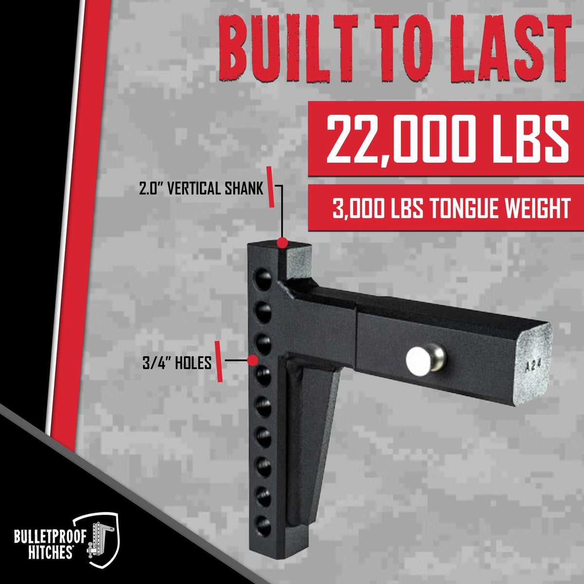 2.5" Weight Distribution Shank Y5349