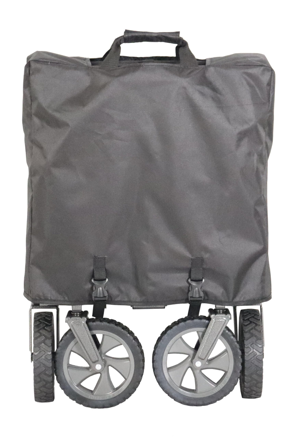 Collapsible Folding Outdoor Utility Wagon, Black Z423899