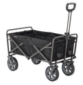 Collapsible Folding Outdoor Utility Wagon, Black Z423899