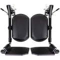 Elevating Wheelchair Footrests with Padded Calf Pads (2 Pack) K120