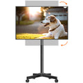 Rotating Rolling TV Stand on Wheels for 13-50" Flat/Curved TVs D70336