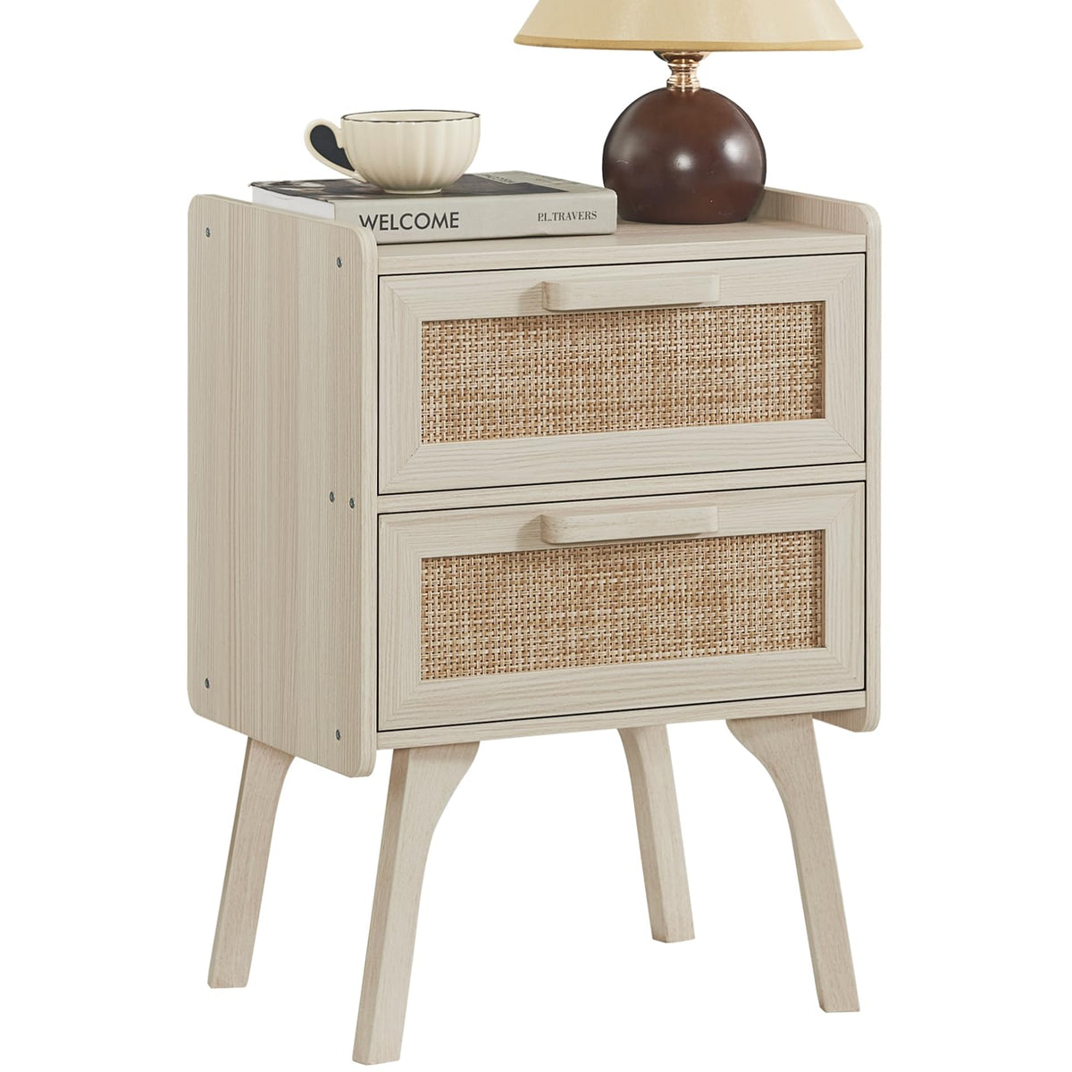 Rattan Night Stand with 2 Drawers S41539