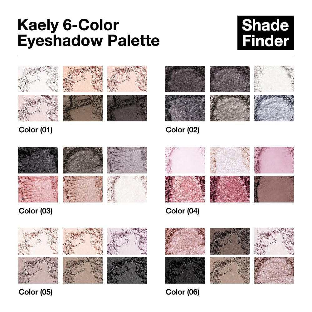 6 Colors Mini Rose Pink Eyeshadow Palette W31324