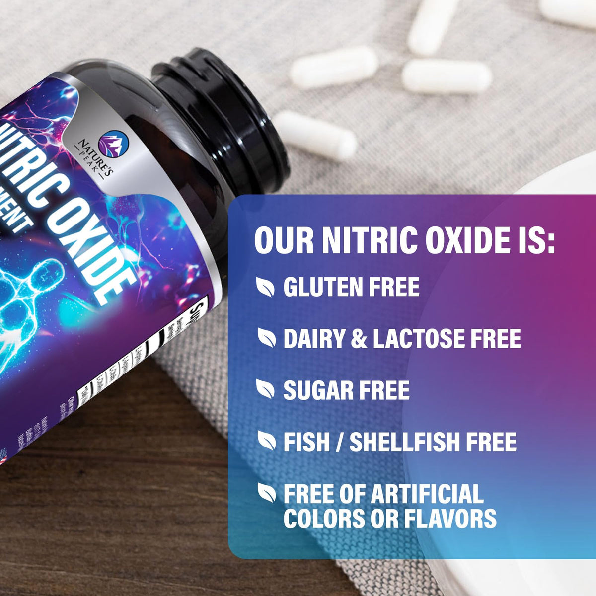 120 Capsules L-Arginine Citrulline Beta Alanine Nitric Oxide Booster N8648