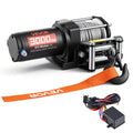 12V DC Electric Winch with Steel Wire Rope and Wired Remote Control E317