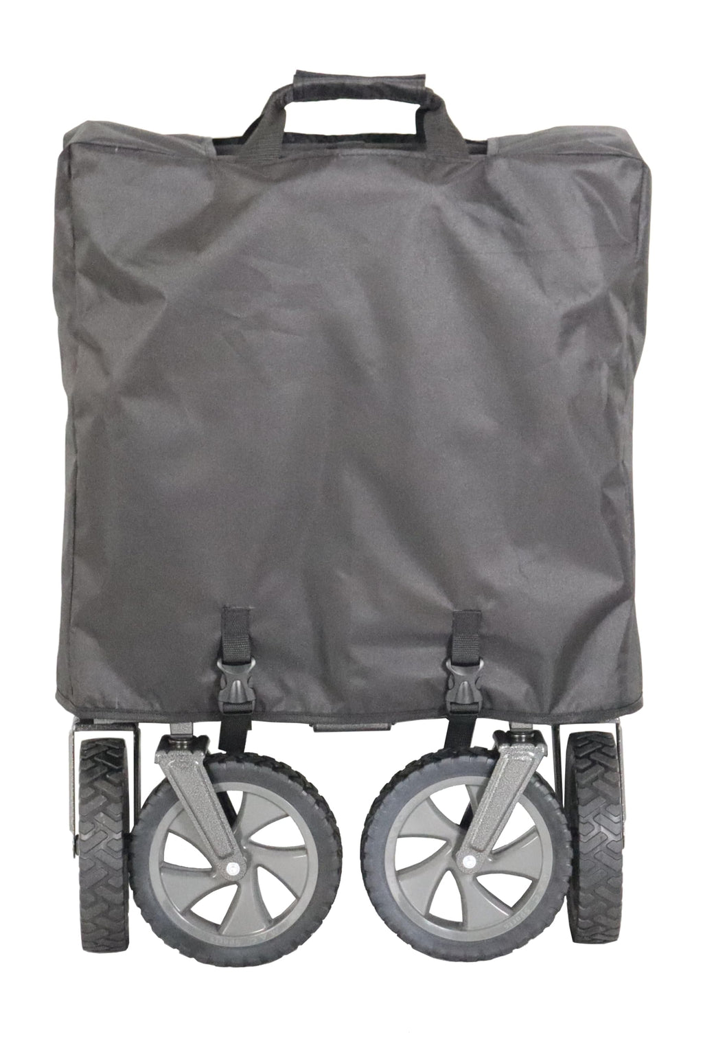 Collapsible Folding Outdoor Utility Wagon, Black Z423899