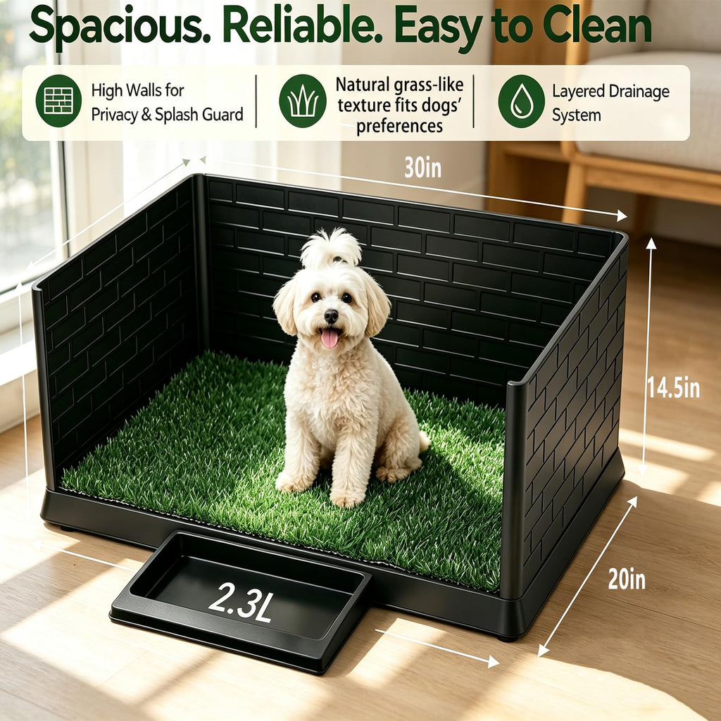 30"×20" Artificial Grass Dog Potty Tray Z74747