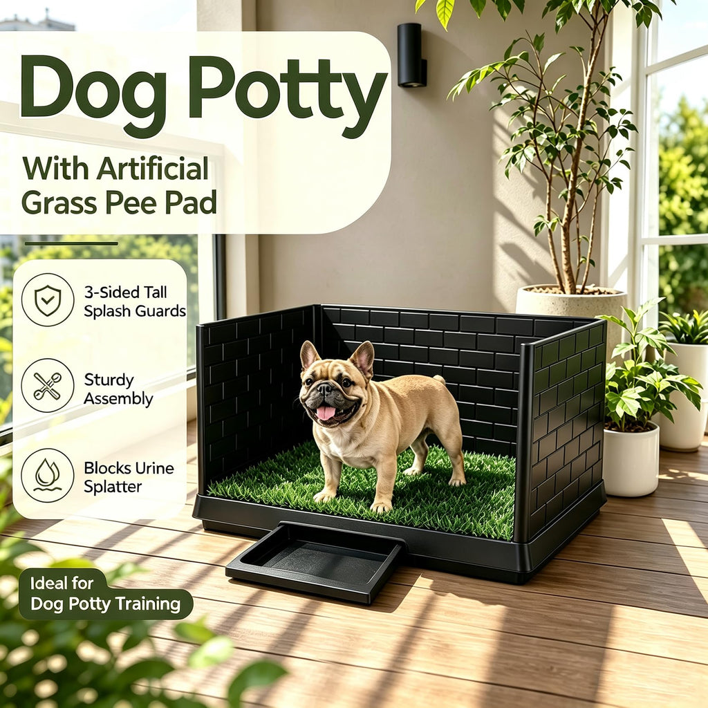 30"×20" Artificial Grass Dog Potty Tray Z74747