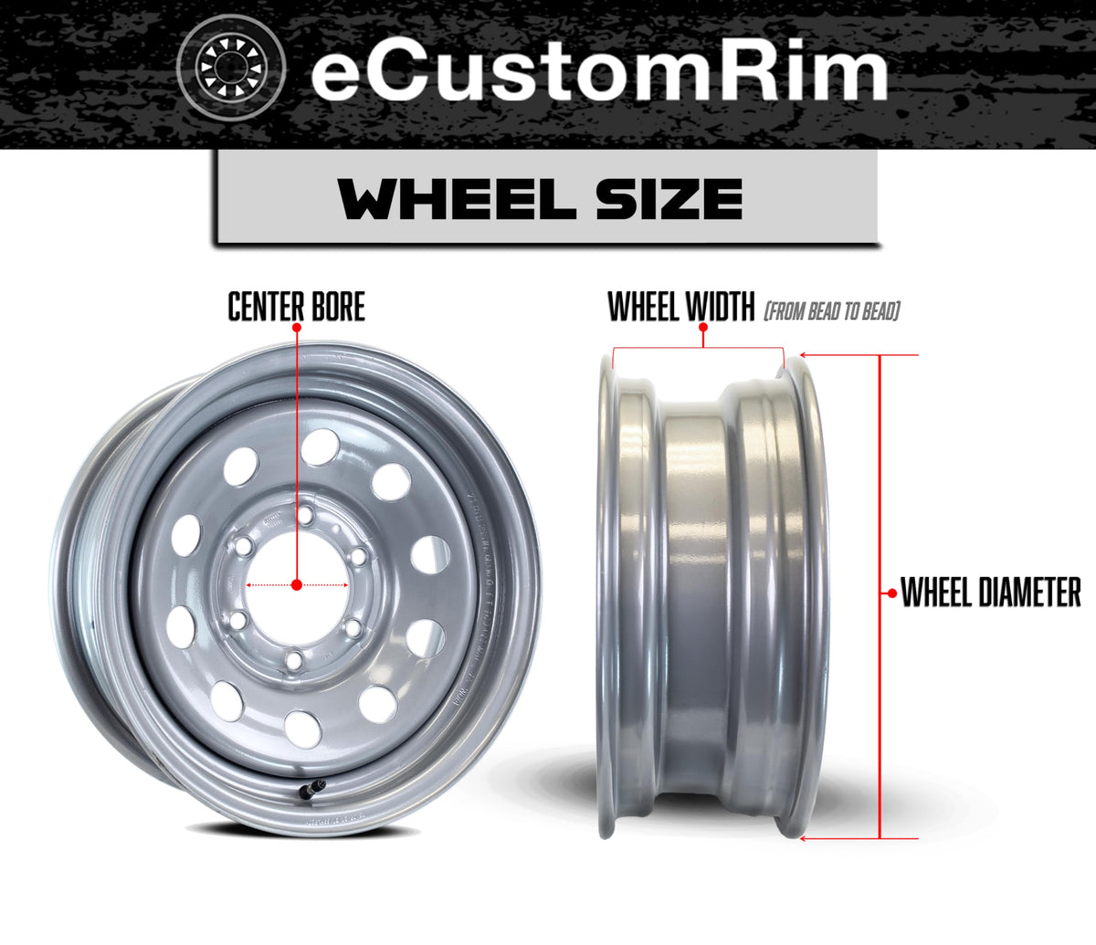 Galvanized Trailer Tire Rim Assembly 12 In. 5 Lug A59985