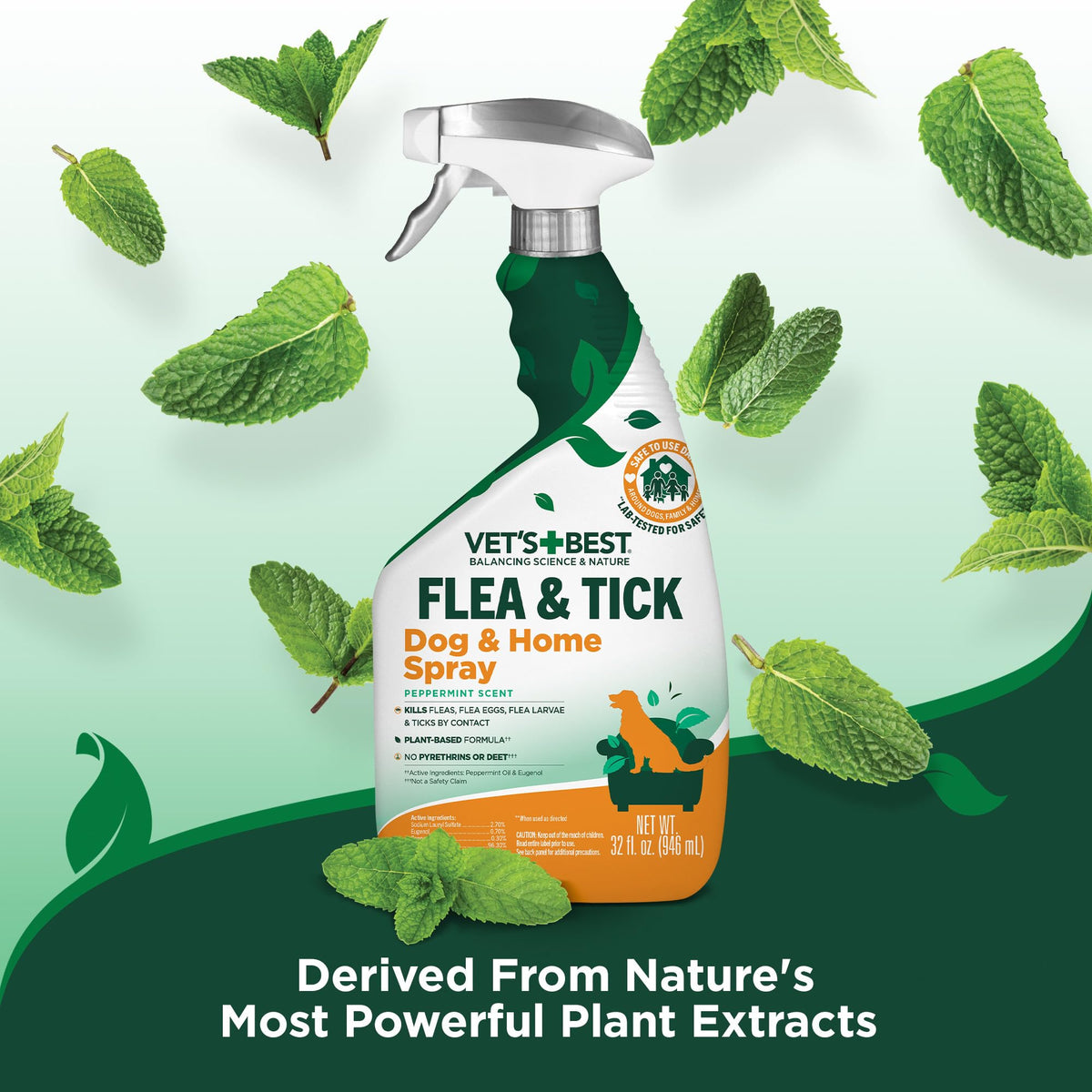 Indoor Flea & Tick Home Spray 32 oz W94644