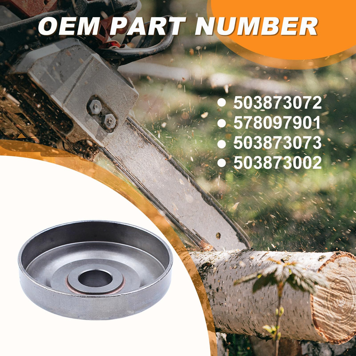7T Clutch Drum Sprocket Rim Needle Bearing Kit Chainsaw W2946