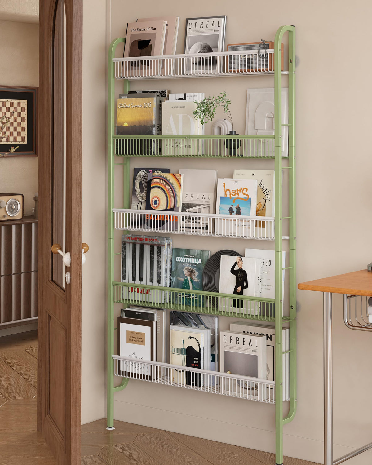 Narrow 5-Tier Bathroom Storage Rack S14454