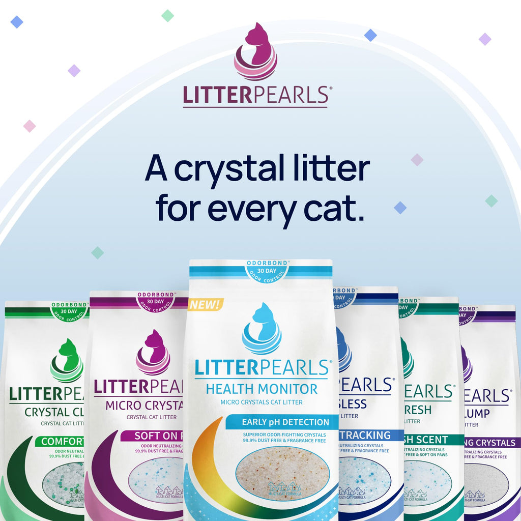 Unscented Non-Clumping Crystal Cat Litter, 7 lb T364310