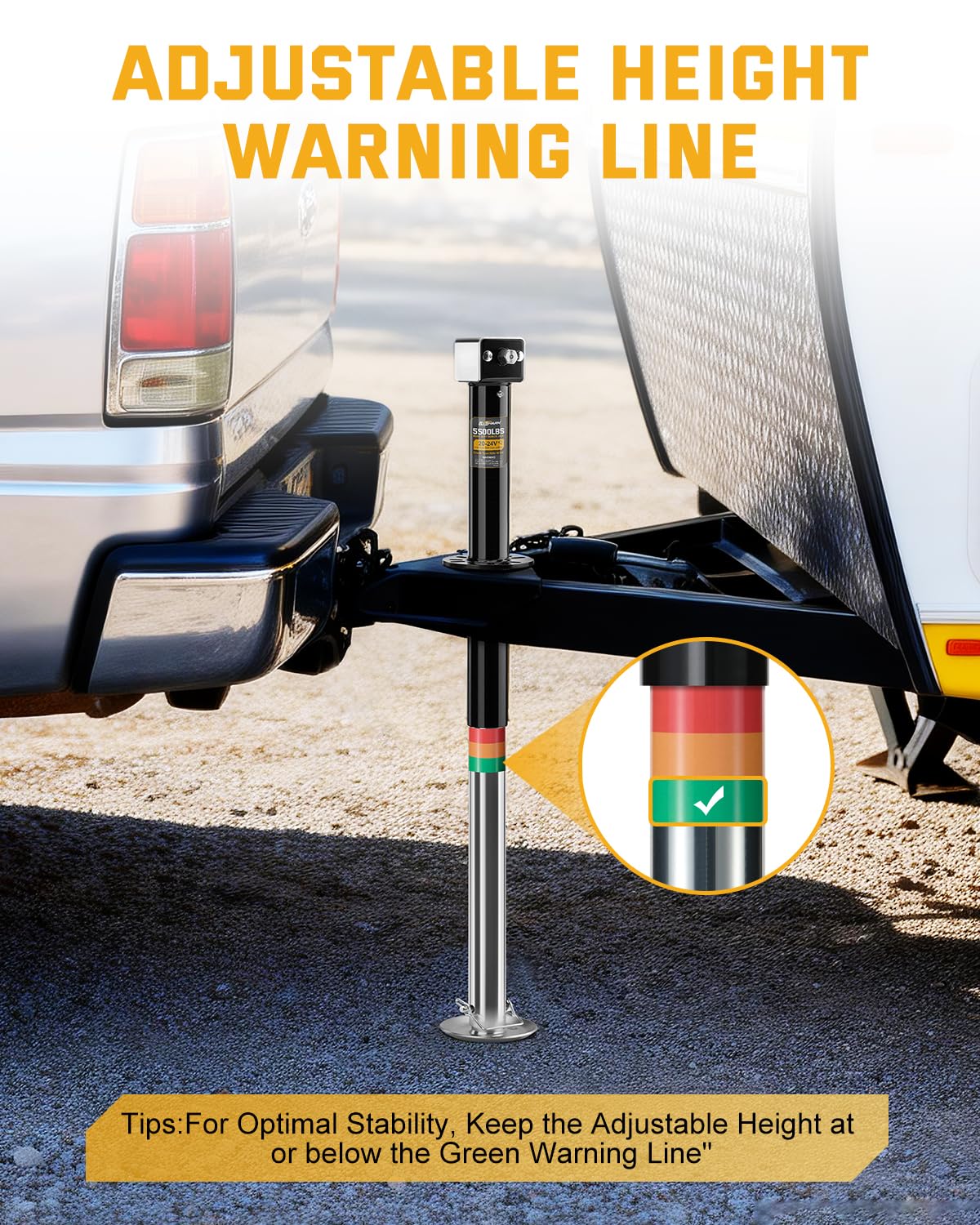 Heavy Duty A-Frame Trailer Jack F604331