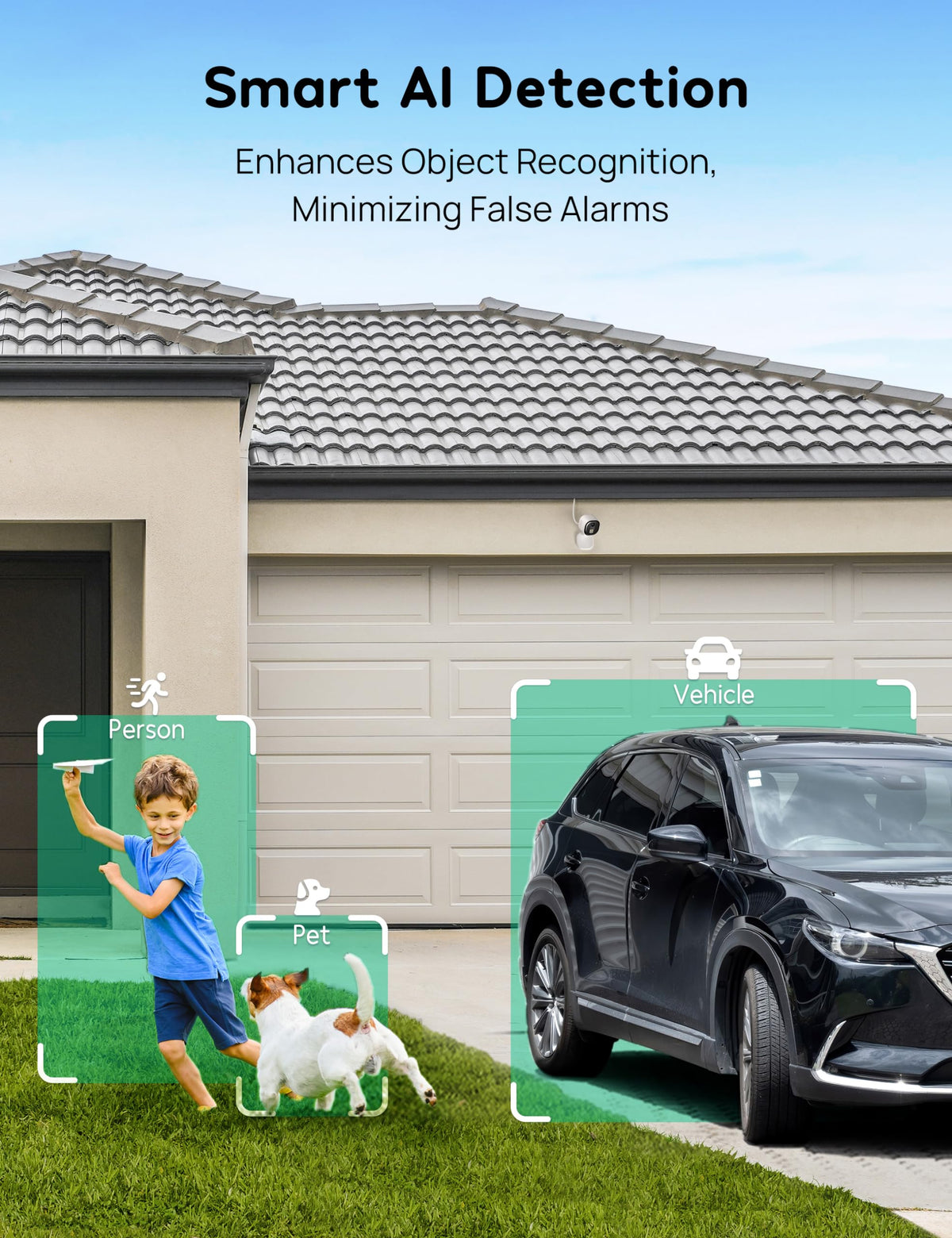 Wired 2K Wi-Fi Security Cameras H388