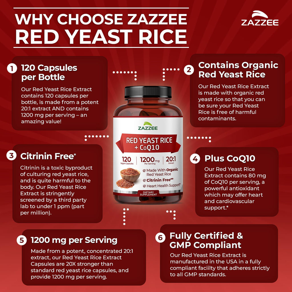 Organic Red Yeast Rice Extract with CoQ10 S29982