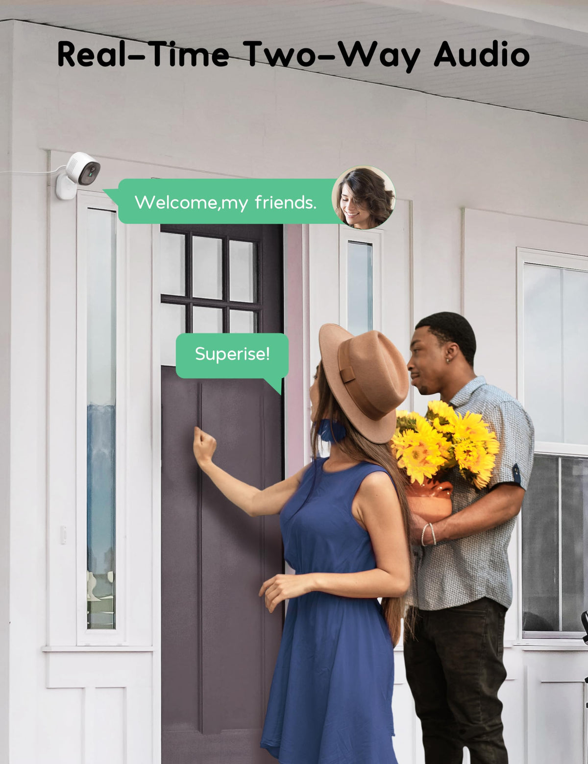 Wired 2K Wi-Fi Security Cameras H388