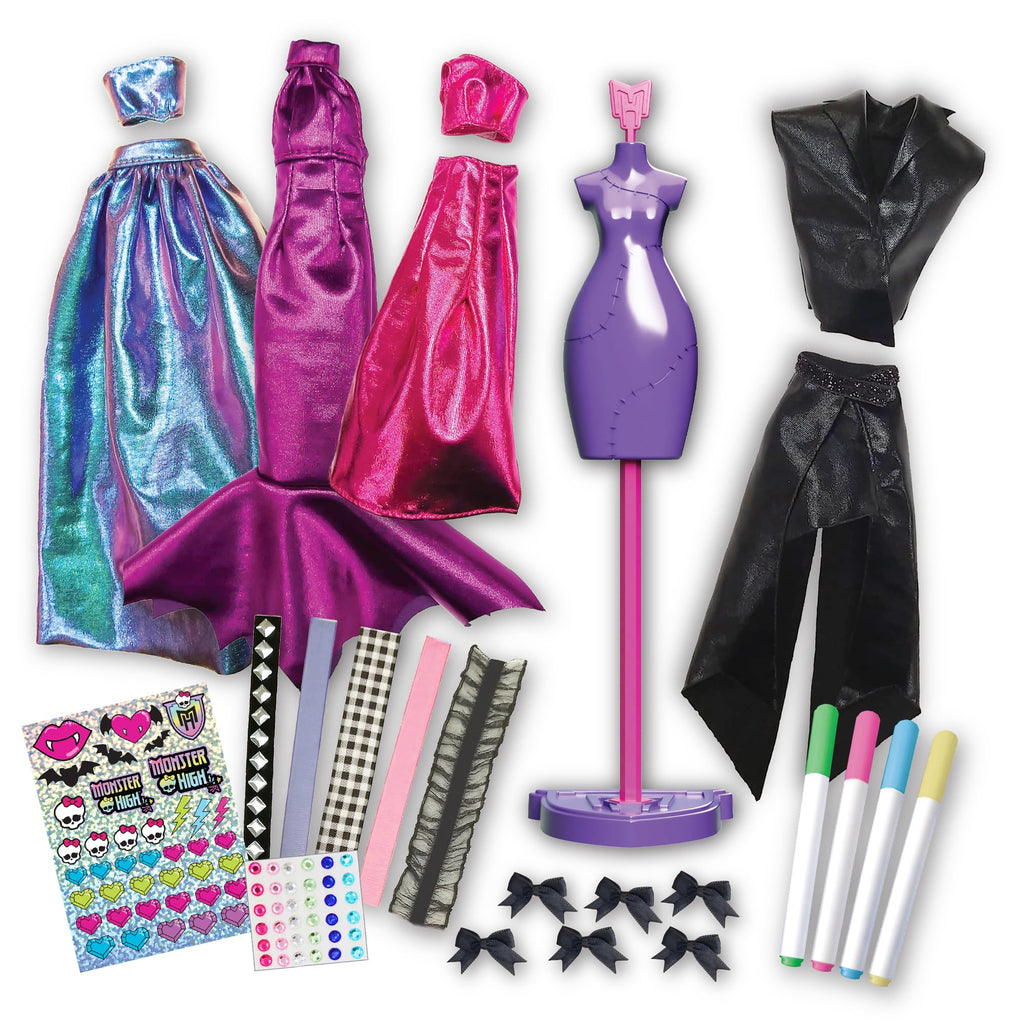 DIY Doll Clothing Craft Kit with Fabric & Sketchbook Z15229
