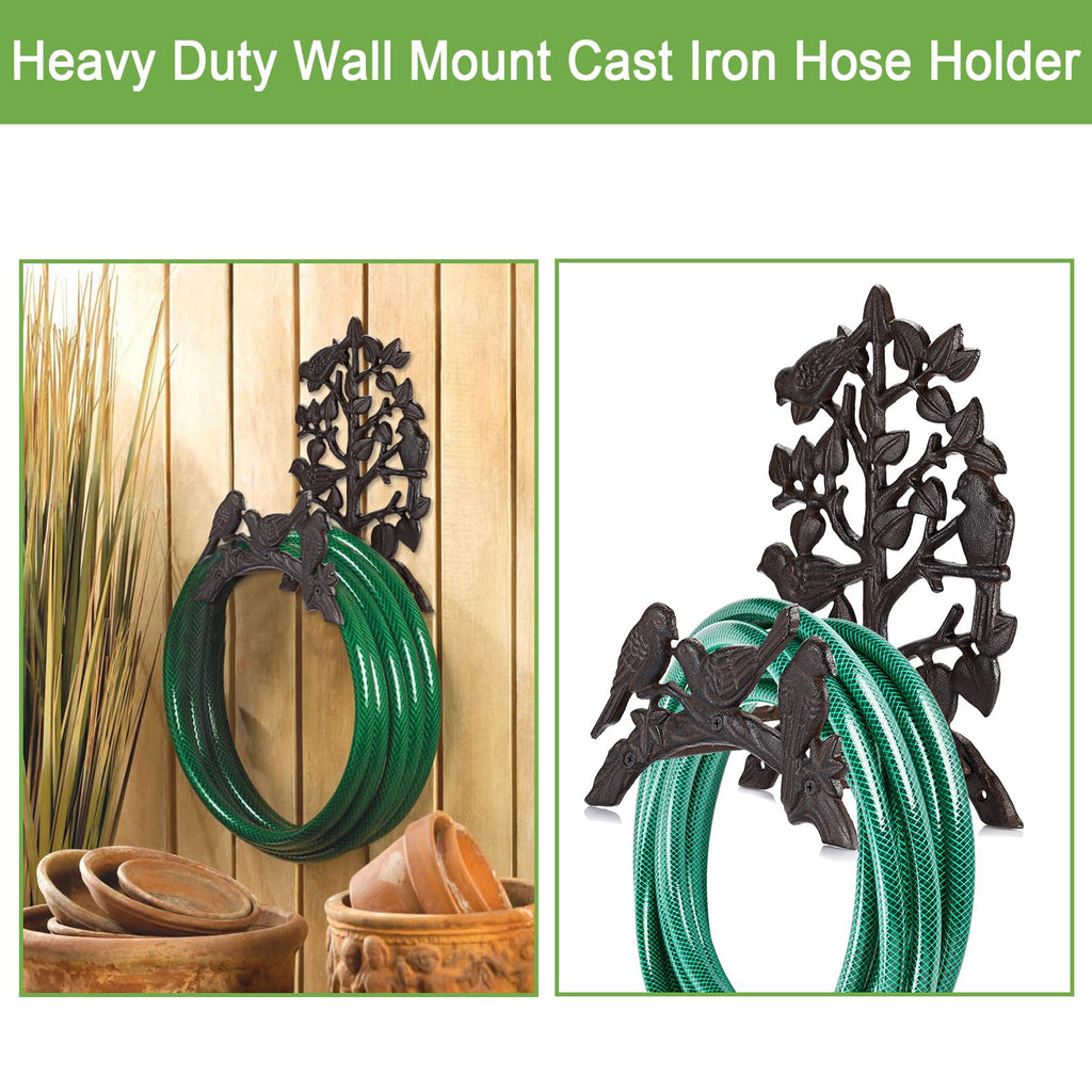 Cast Iron Wall Mount Garden Hose Holder I189