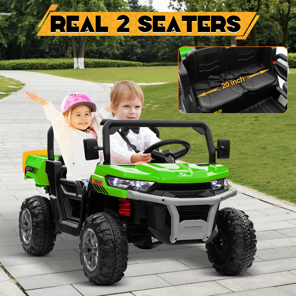24V 4WD Ride on Car Dump Truck B16885