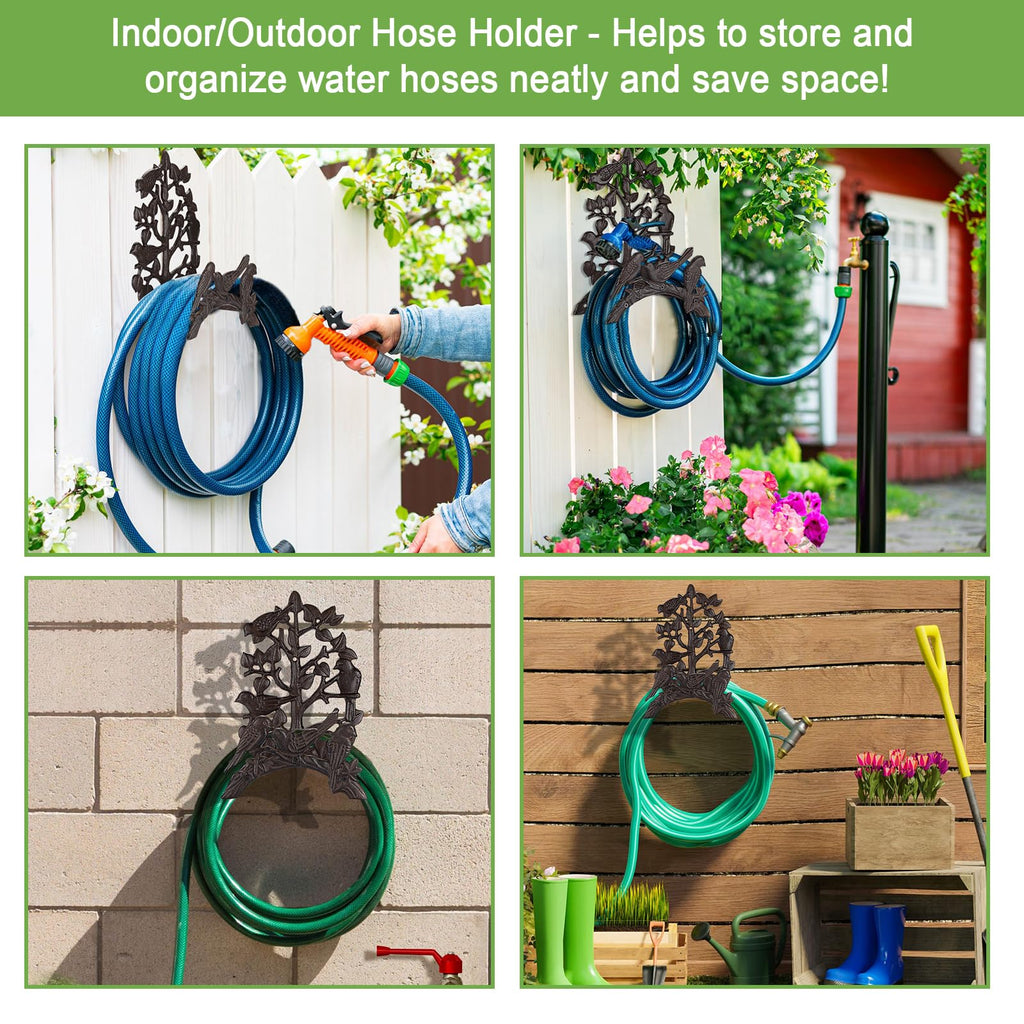 Cast Iron Wall Mount Garden Hose Holder I189