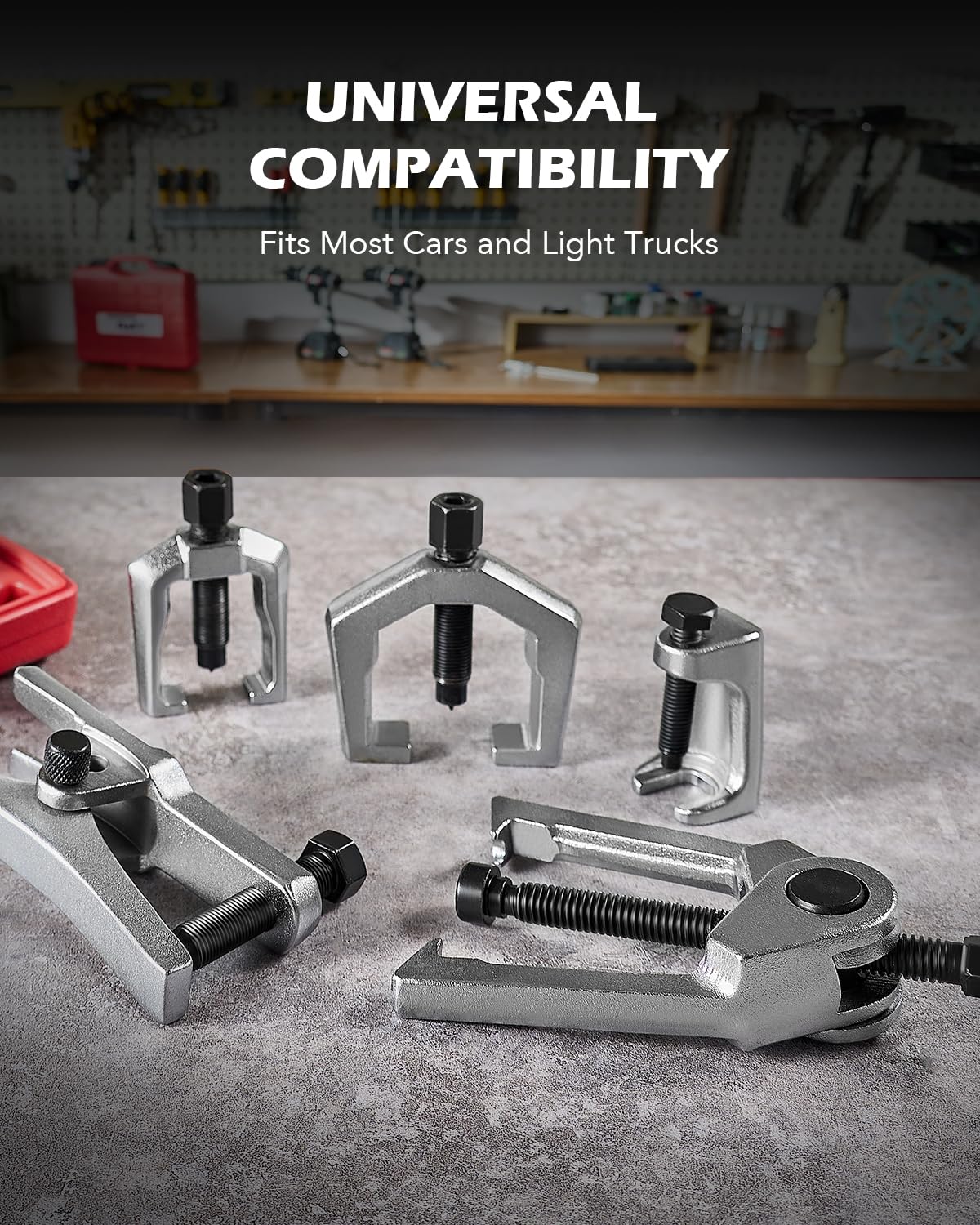 Ball Joint Separator, Tie Rod End Tool Set, Pitman Arm Puller U1277