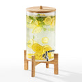 2 Gallon Glass Drink Dispenser with Stand R435784