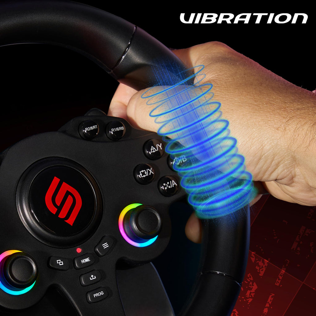 RGB Gaming Steering Wheel L34639