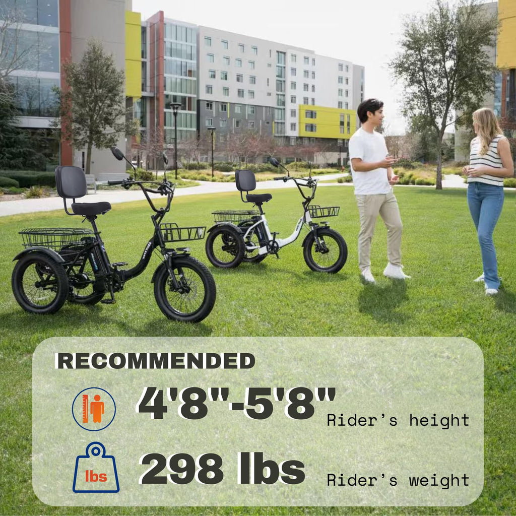 Fat Tire Folding Electric Tricycle D66872