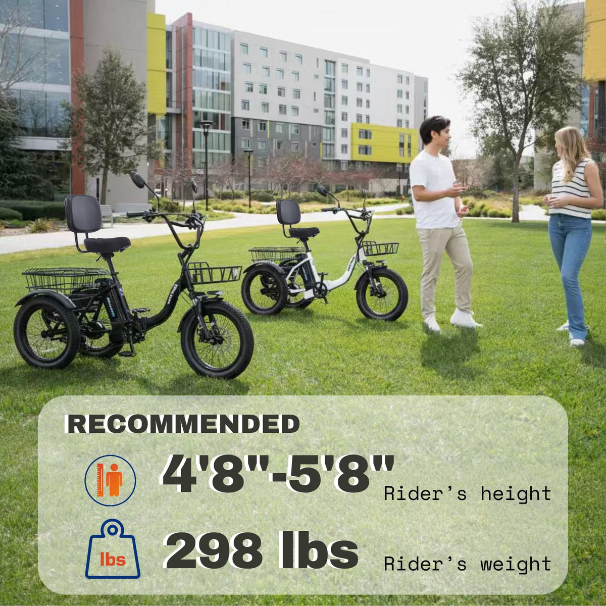 Fat Tire Folding Electric Tricycle D66872