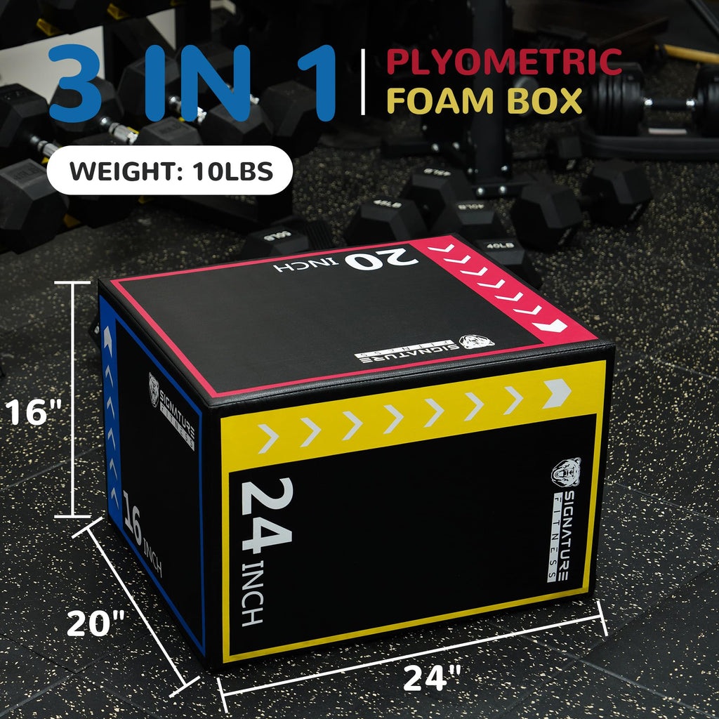 3-in-1 Plyometric Box with Anti Slip Surface O21345