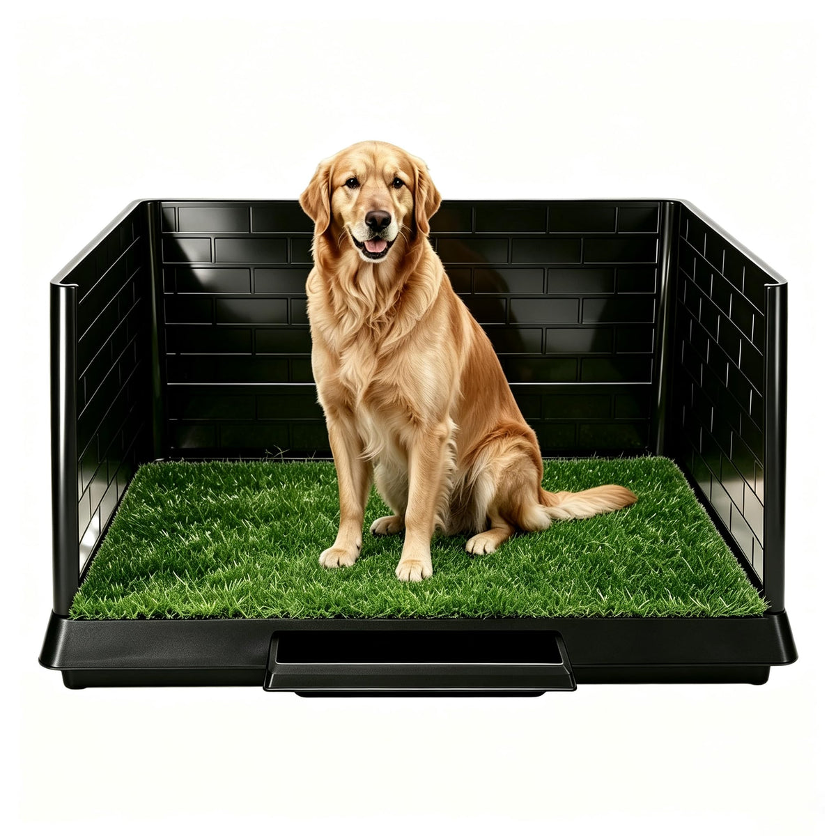 30"×20" Artificial Grass Dog Potty Tray Z74747