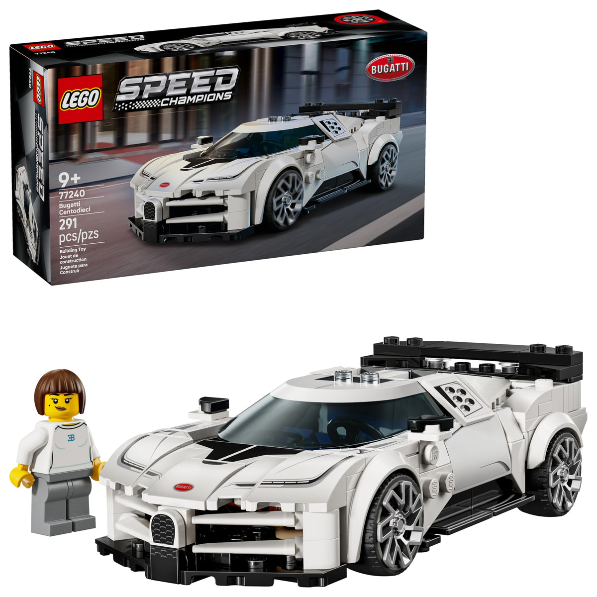 Bugatti Centodieci Hyper Sports Car Toy Model Kit I389