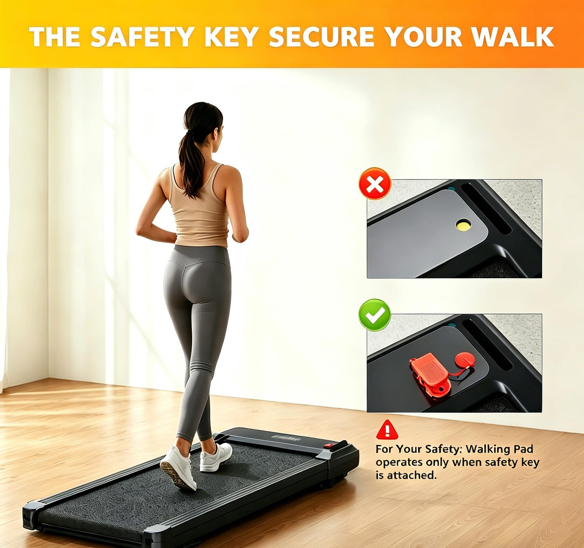 Portable Compact Electric Walking Treadmill R189410