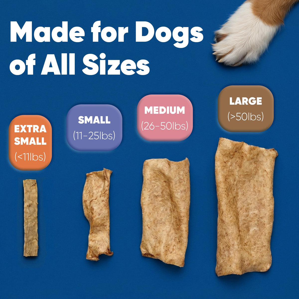 Large Tartar Control Enzymatic Oral Hygiene Chews for Dogs N9262