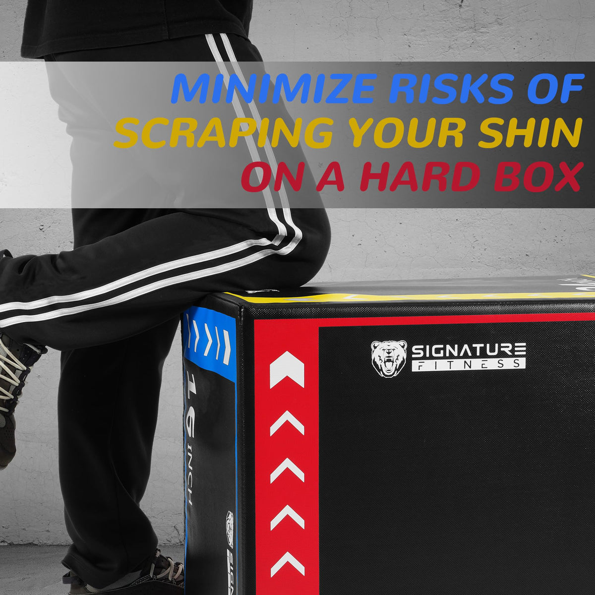 3-in-1 Plyometric Box with Anti Slip Surface O21345