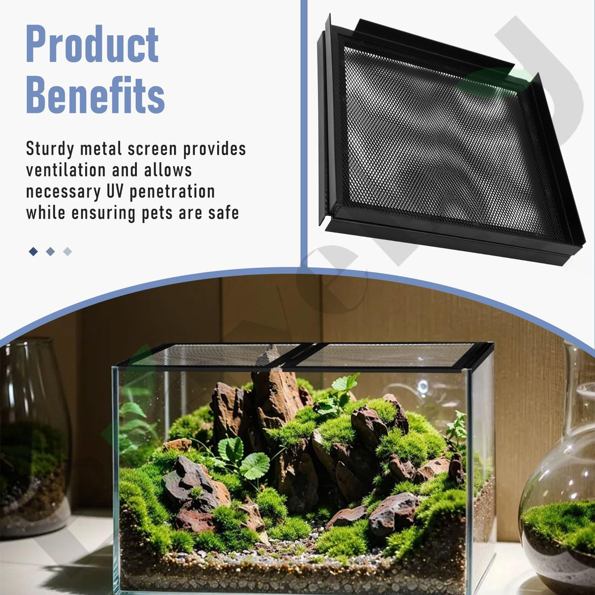 10-Gallon Screen Cover for Aquariums and Glass Tanks W4309
