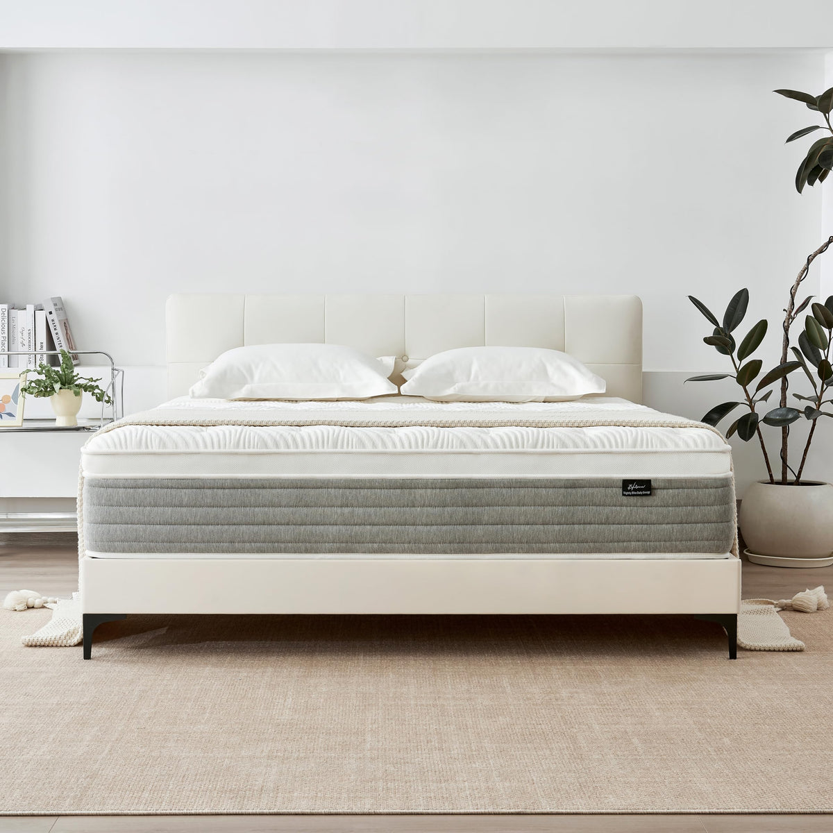 12 Inch Medium Firm Full Size Hybrid Mattress in a Box G8154