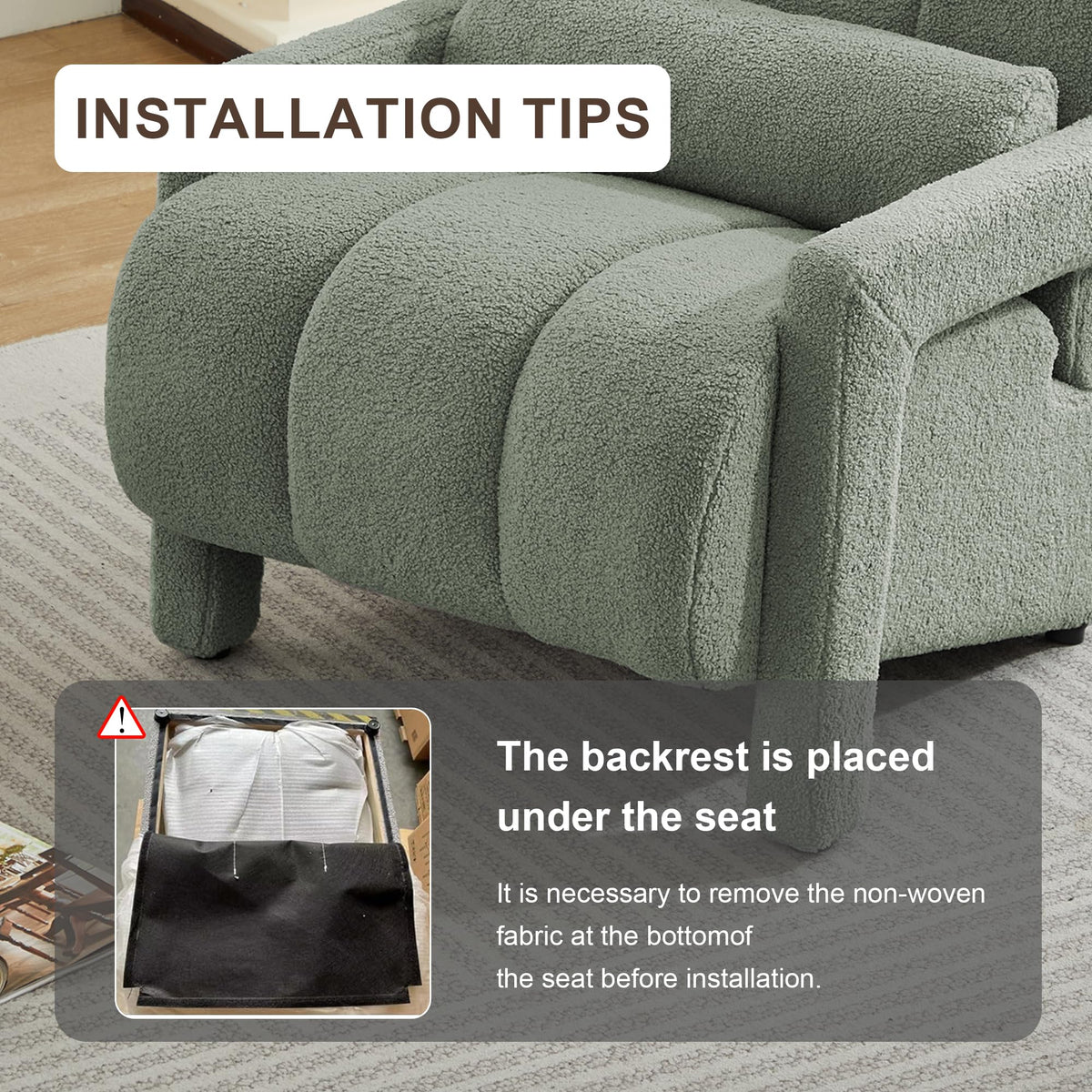 Green Accent Chair Set of 2 H765506