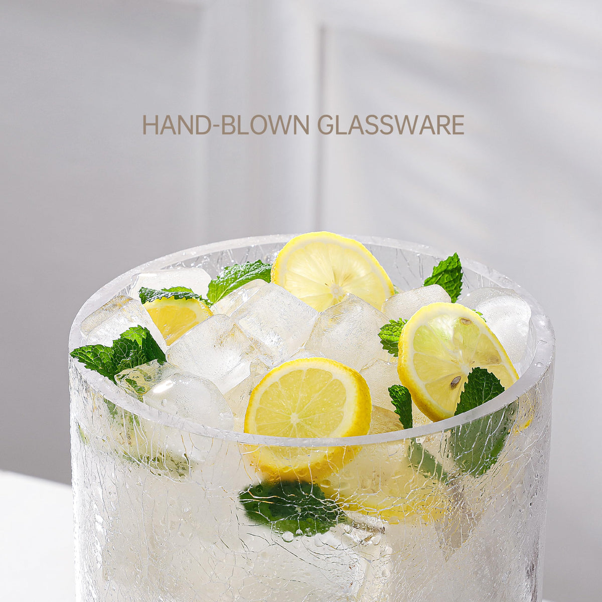 2 Gallon Glass Drink Dispenser with Stand R435784
