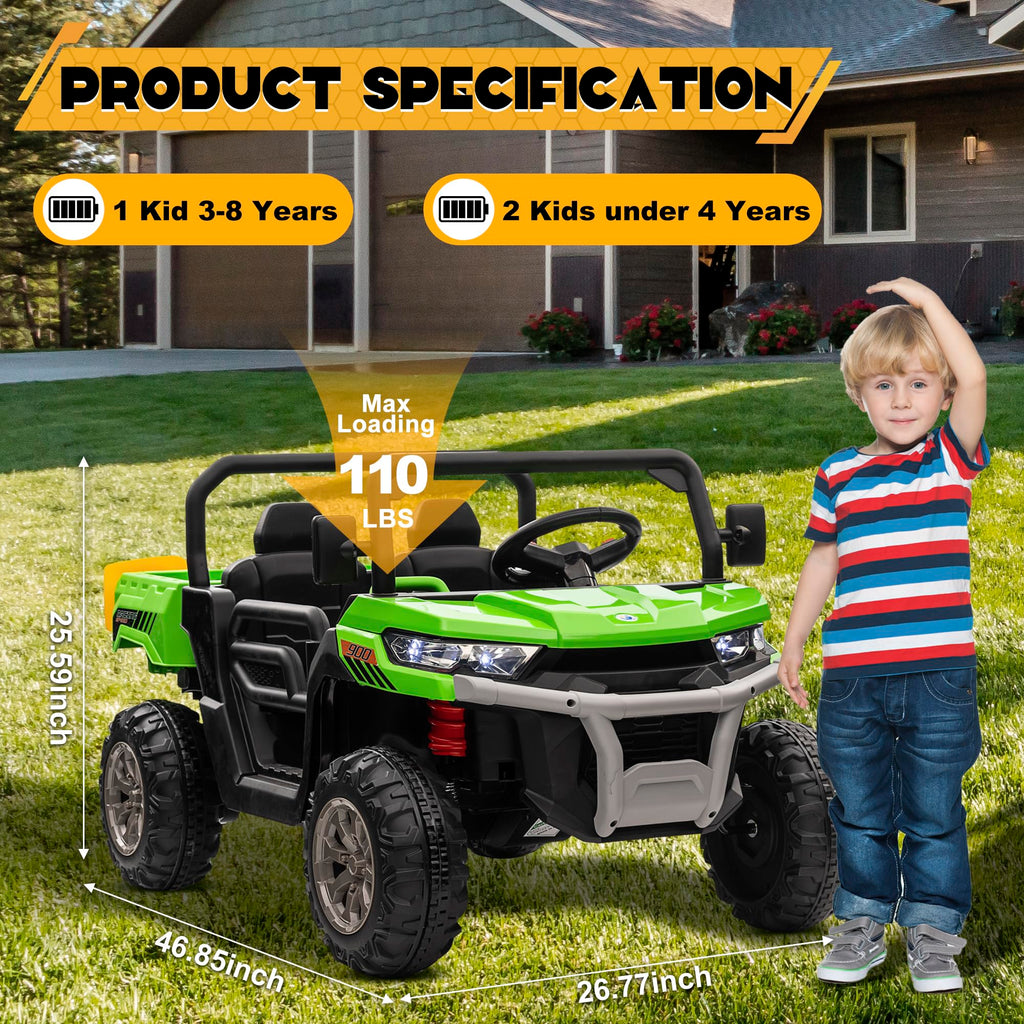 24V 4WD Ride on Car Dump Truck B16885